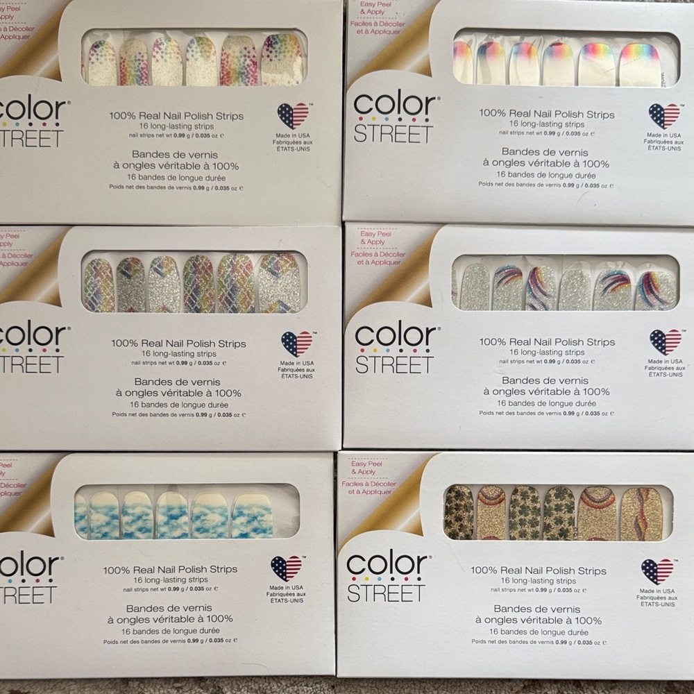 Color Street Nail Strips - over the rainbow bundle